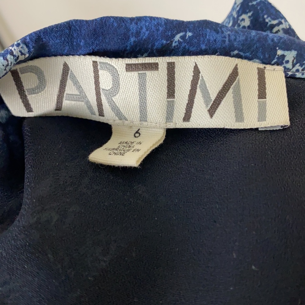 Anthropologie Navy Blue Tie-Dye Maxi Dress - Picture 9 of 9